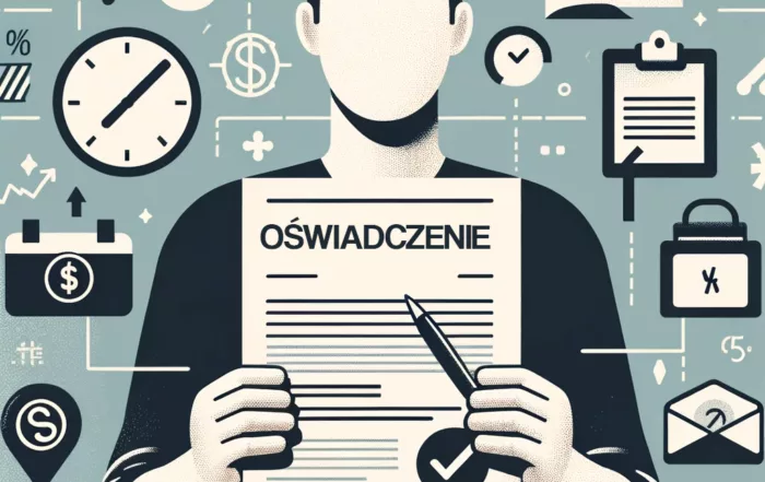 oświadczenie o sankcji kredytu darmoweog