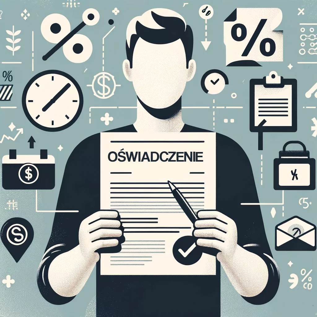 oświadczenie o sankcji kredytu darmoweog