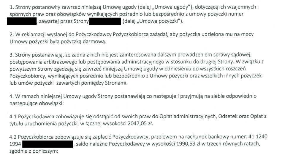 Ferratum Bank zgadza się na bezkosztową pożyczkę 